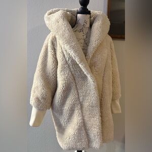 Cozy Cream Hooded Women's Jacket